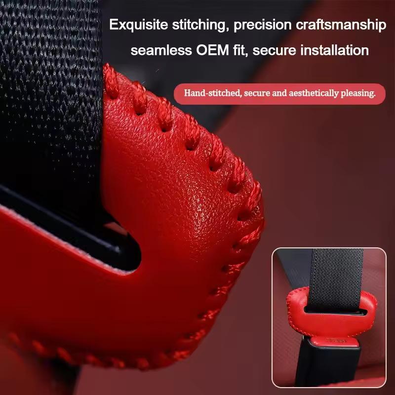 Electrical Outlet Cover - [MS]Evrensel Deri Araba Emniyet Kemeri Çizilmez