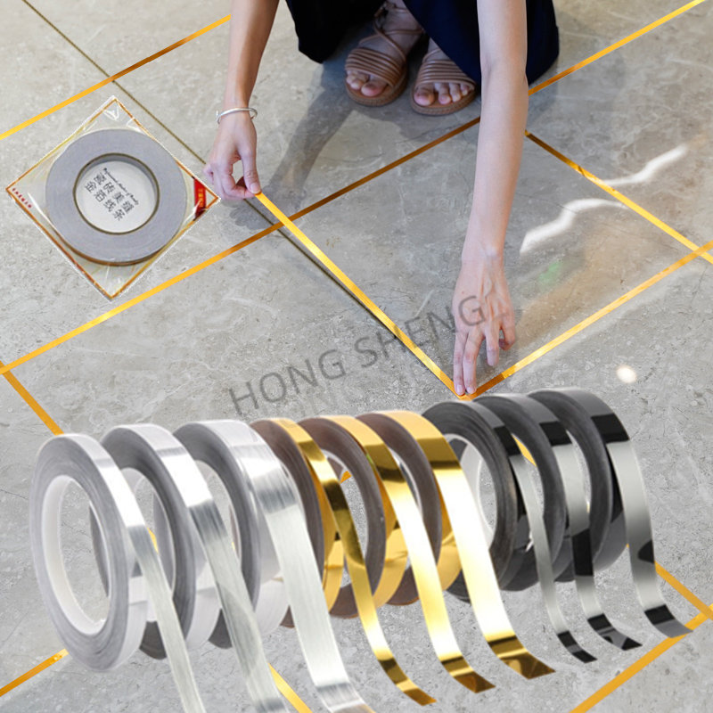 Home Improvement Materials - 50 M Altın siyah Kendinden Yapışkanlı