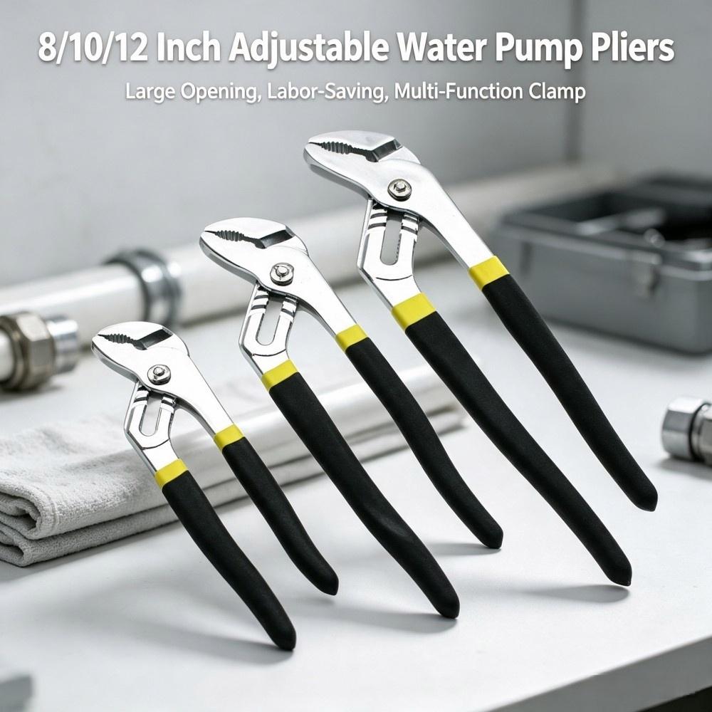 Pipe Wrench Adjustable - Taşınabilir Ayarlanabilir Su Pompası Pensesi, Lavabo