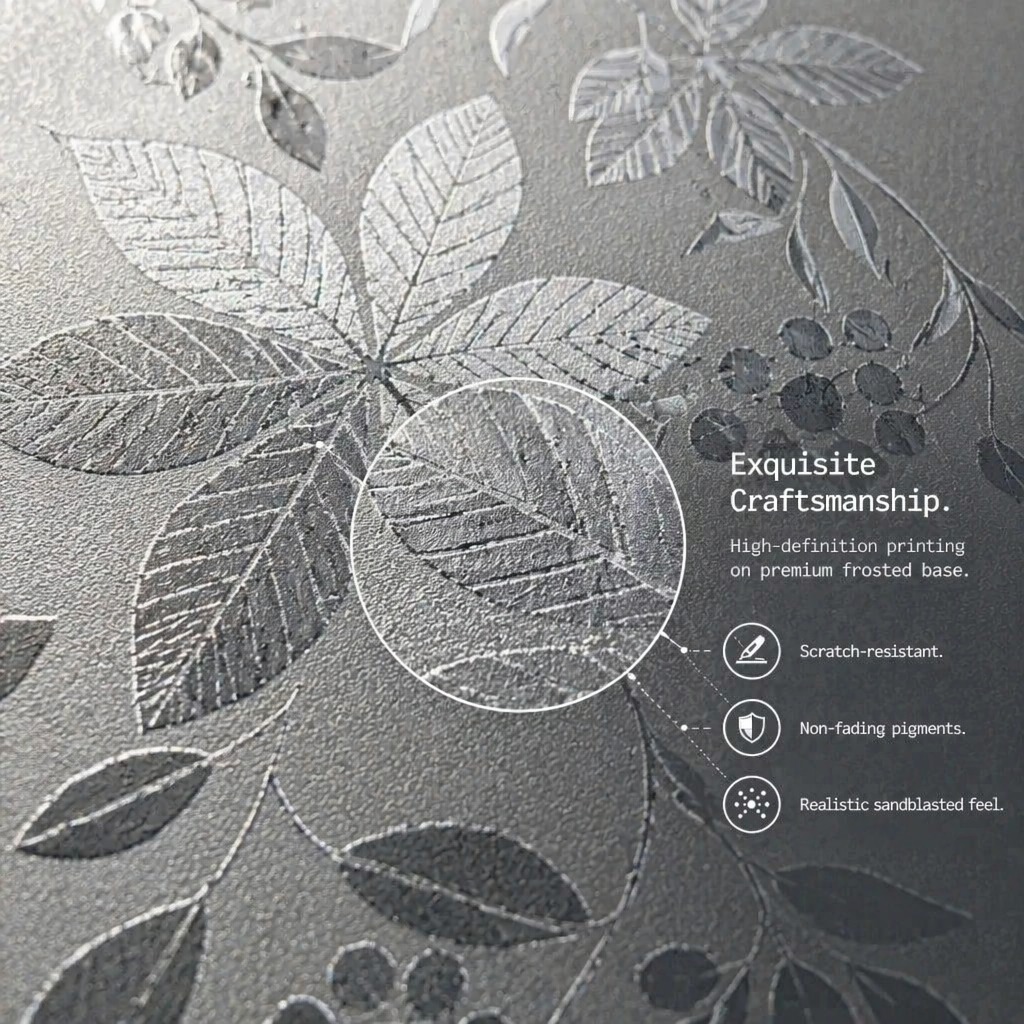 Suluboya Mor Çiçek Desenli Ken - Window Insulation Film incelemesi ve fiyatı