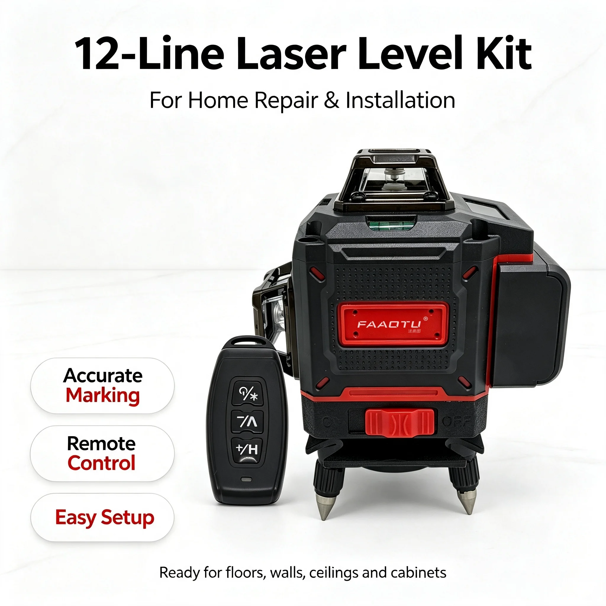 FAAOTU Dijital 360 Derece Çapr - Level Laser Line incelemesi ve fiyatı