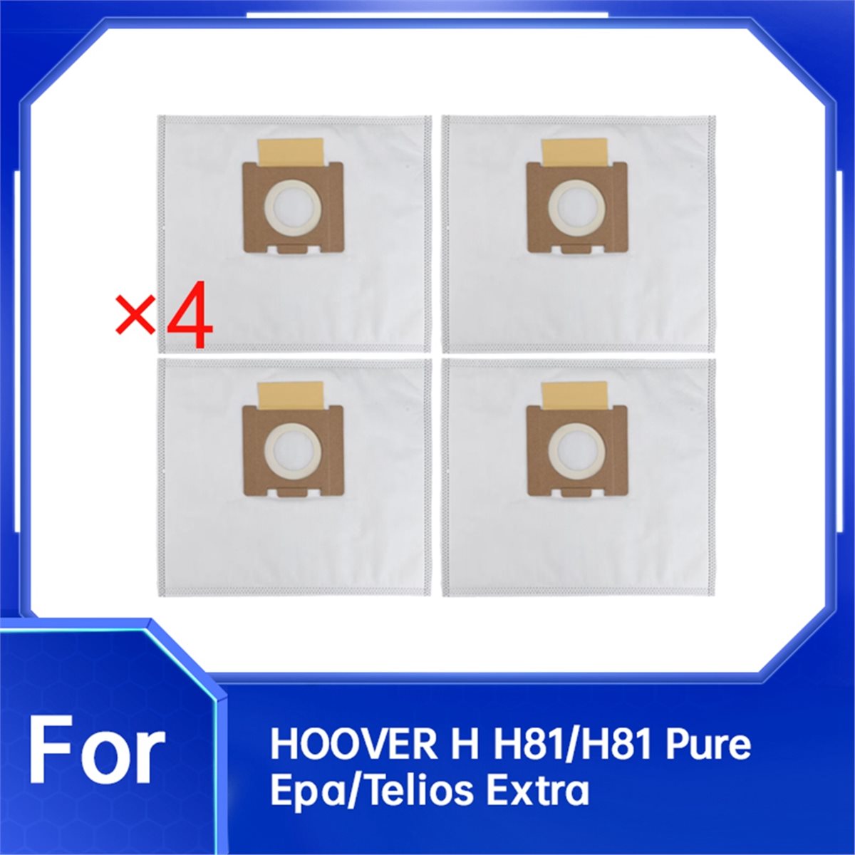 (ABJZ) 4 Adet Toz Torbası HOOV - Home Improvement Materials incelemesi ve fiyatı