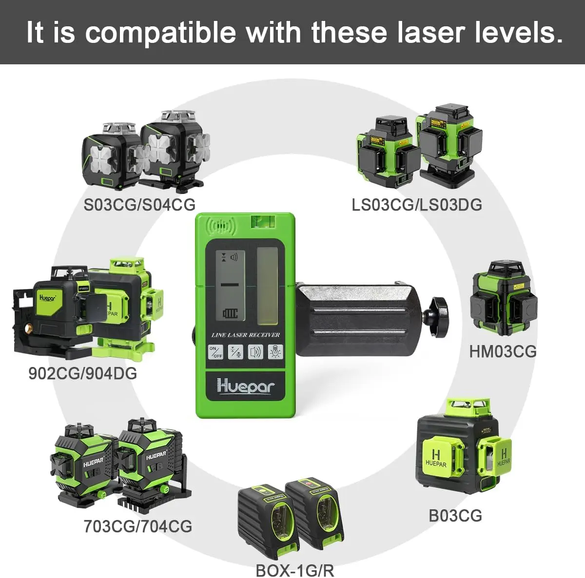 Huepar Lazer Alıcısı LR-5RG, Y - Level Laser Line incelemesi ve fiyatı