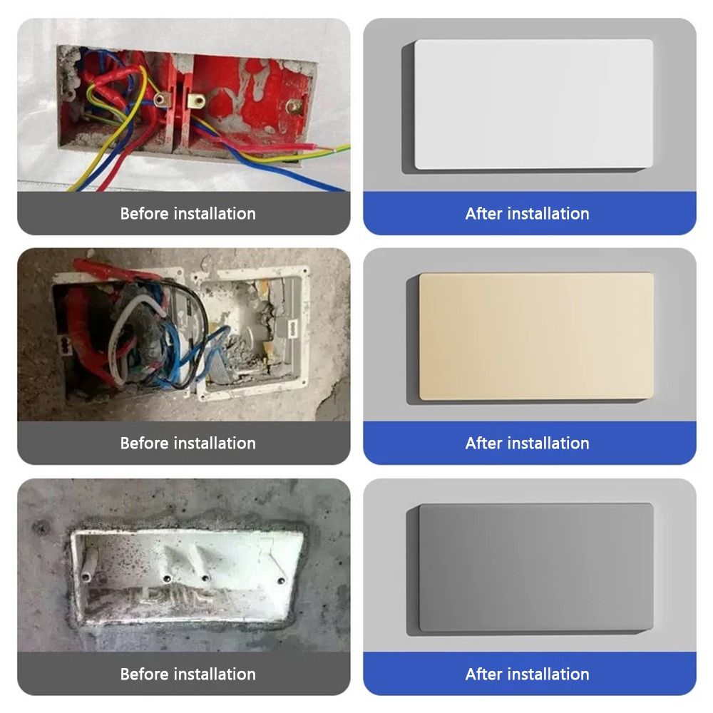 Ev Dekorasyonu Beyaz 86 Tip Du - Electrical Outlet Cover incelemesi ve fiyatı